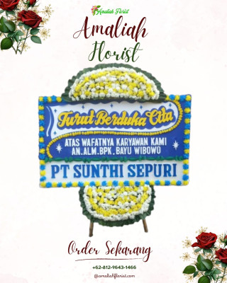 Papan Bunga Duka di Pagaleme