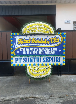 Papan Bunga Duka di Pagaleme
