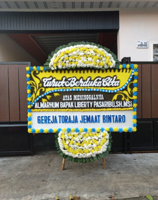 Papan Bunga Duka di Pagaleme